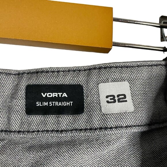 Volcom Men's Gray Vorta Slim Straight Denim Jeans - Picture 4 of 9